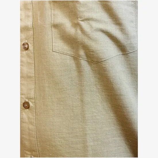 Men's Mustard Yellow Cotton Shirt – Full Sleeve Classic Fit Casual Button-Down Shirt